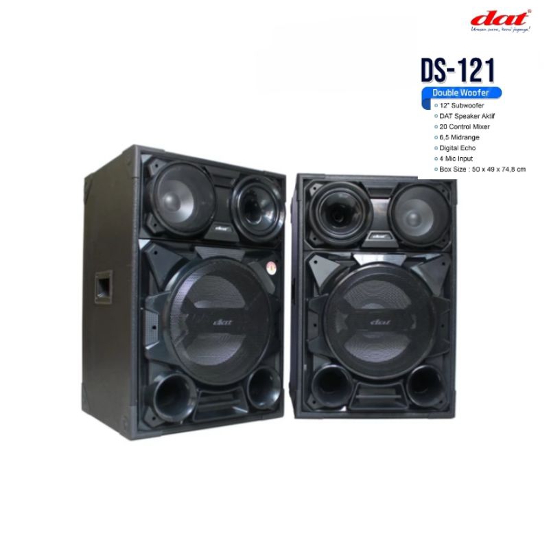 SPEAKER AKTIF DAT 12" DS-121 garansi resmi 1 tahun