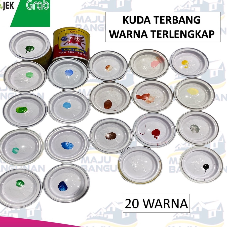 

BEST CAT KUDA TERBANG TRICO PAINT KECIL 1 WARNA LENGKAP CAT KAYU BESI KUDA TERBANG 1 LITER CAT MINYAK KECIL CAT KUDA TERBANG KECIL CAT KUDA TERBANG 1ML