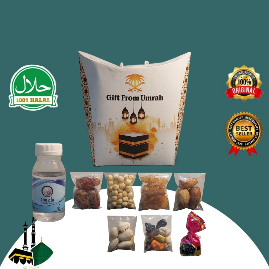 

Oleh Oleh Haji & Umroh Paket Komplit 50Pcs