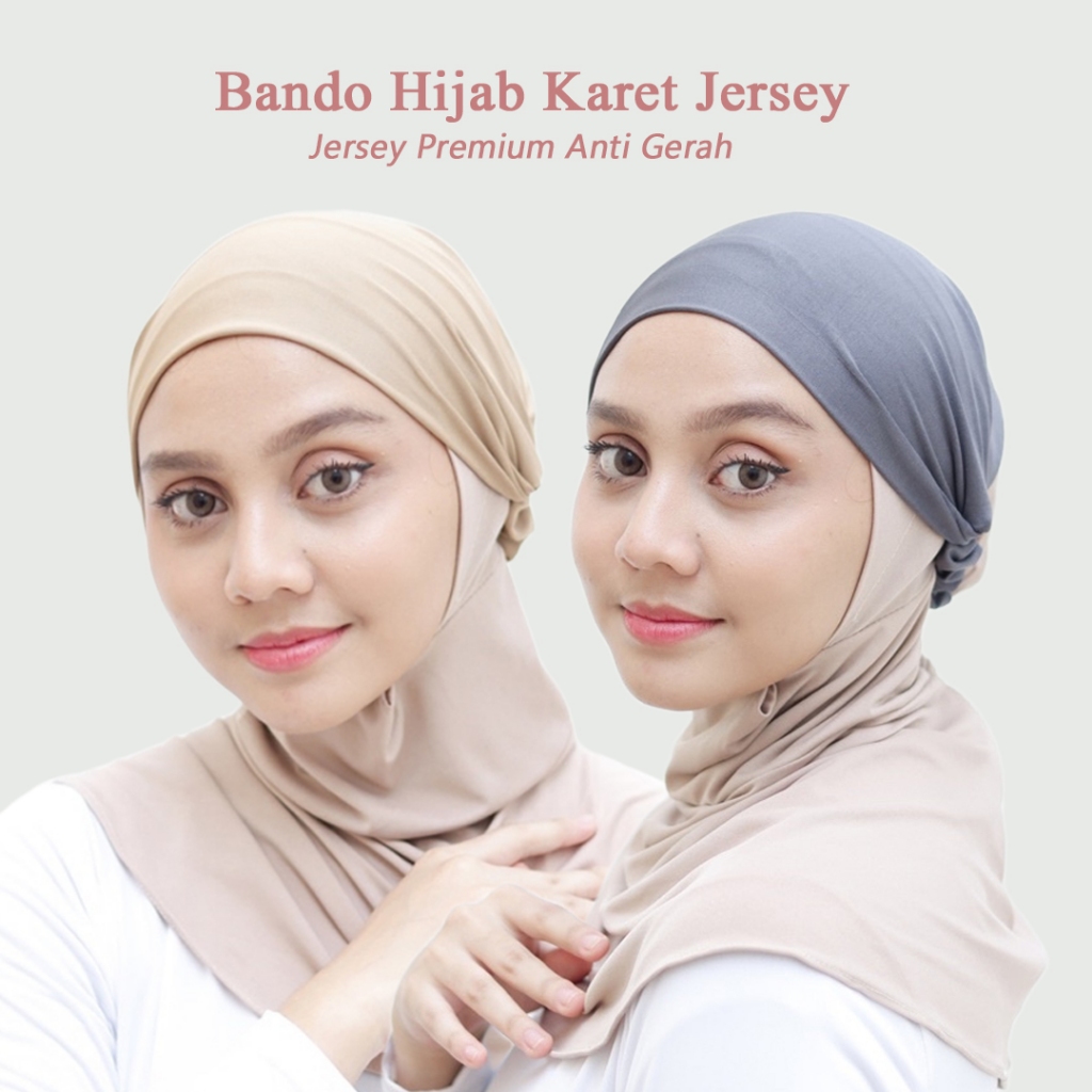 Rinjani Bando Hijab Karet Bahan Jersey Premium / Bando wanita / bando rambut / bando hijab kepala / 