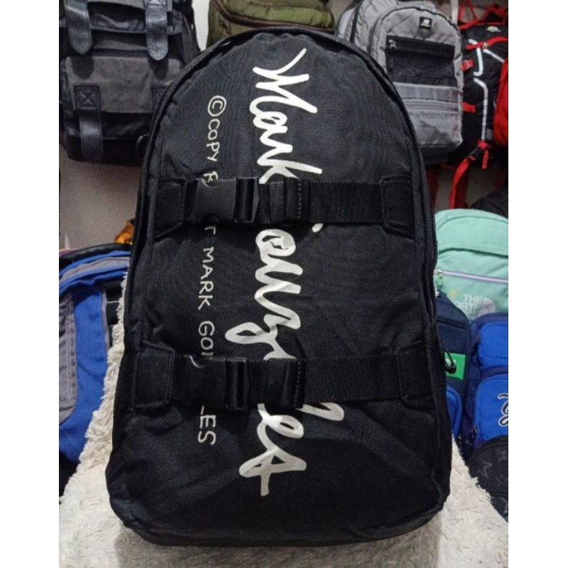 BACKPACK MARK GONZALES , ransel mark gonzales hitam original