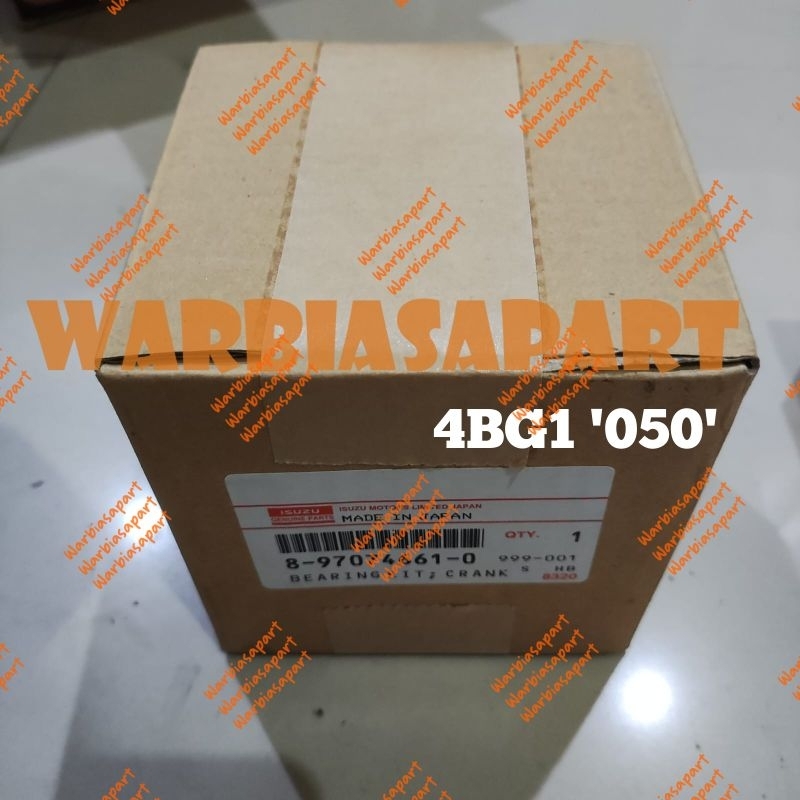 MAIN BEARING METAL DUDUK 050 ISUZU 4BD 4BD1 4BD1T 4BD1-T ORI SET ASLI