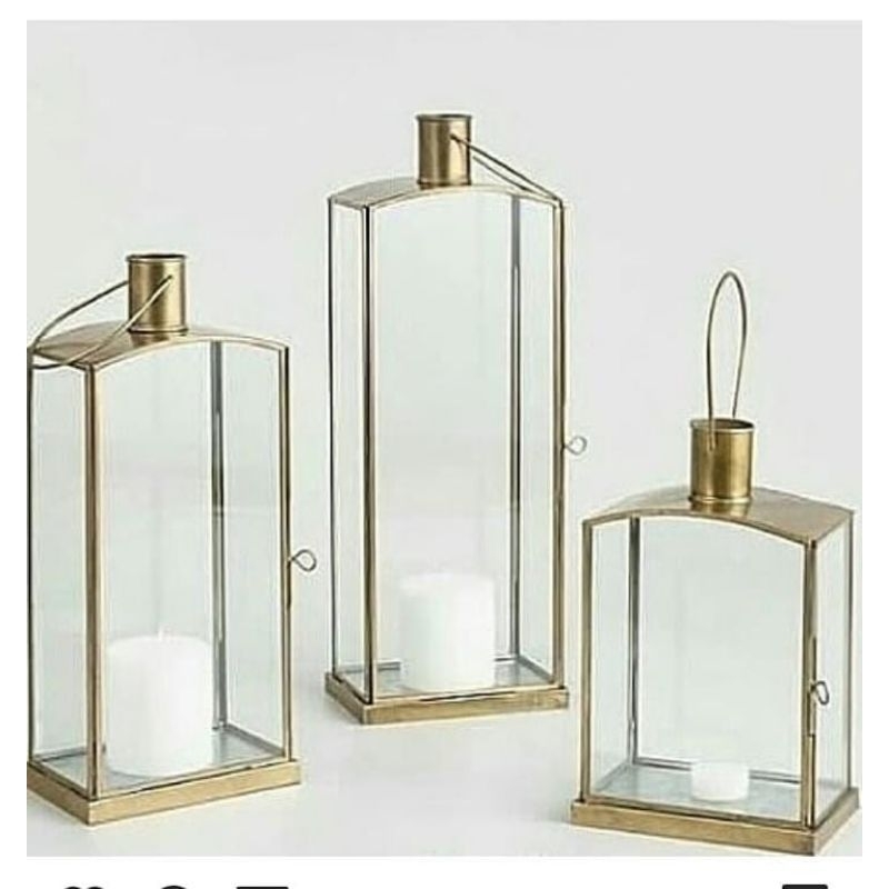 lentera hias / lentera lilin / lentera kuningan / lentera kaca