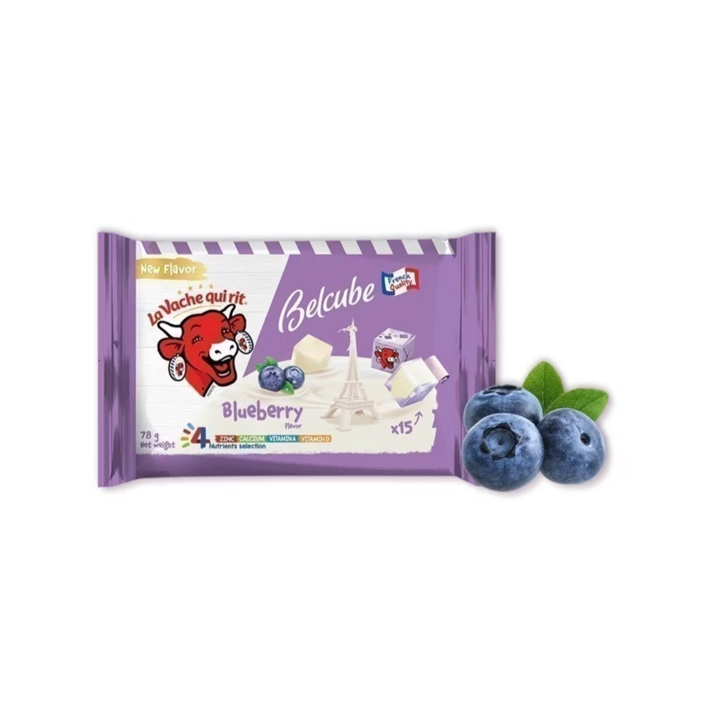 

Belcube Bluberry keju mpasi untuk bayi atau balita dan snack untuk dewasa