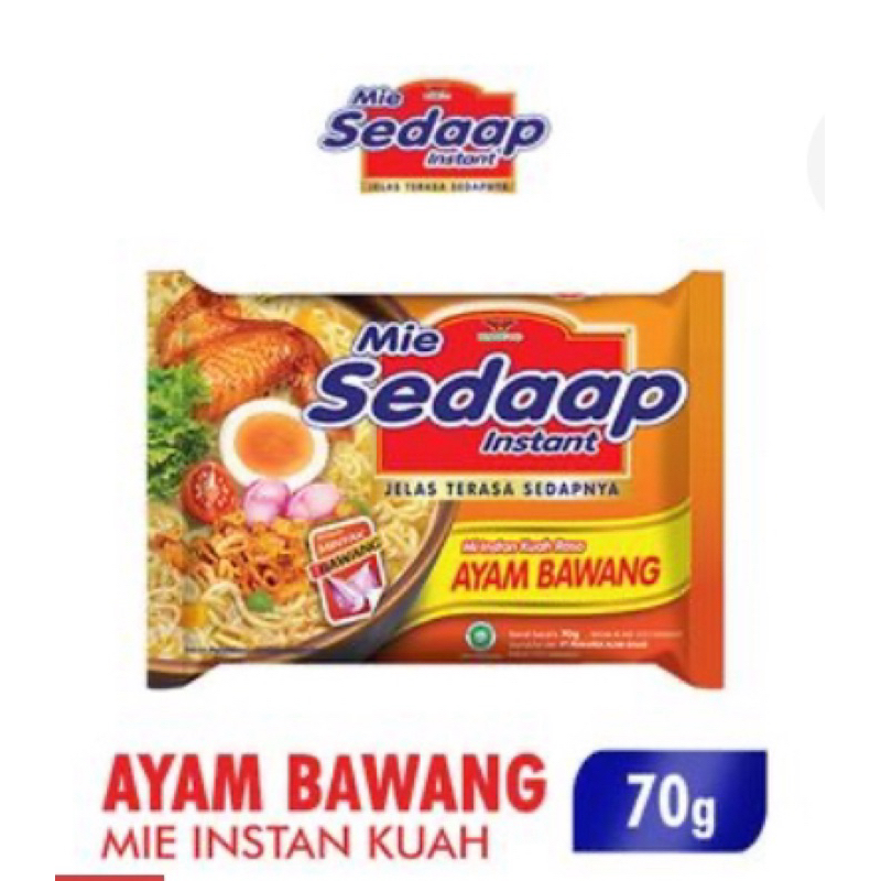 

Sedaap Mie Instant Ayam Bawang 70G