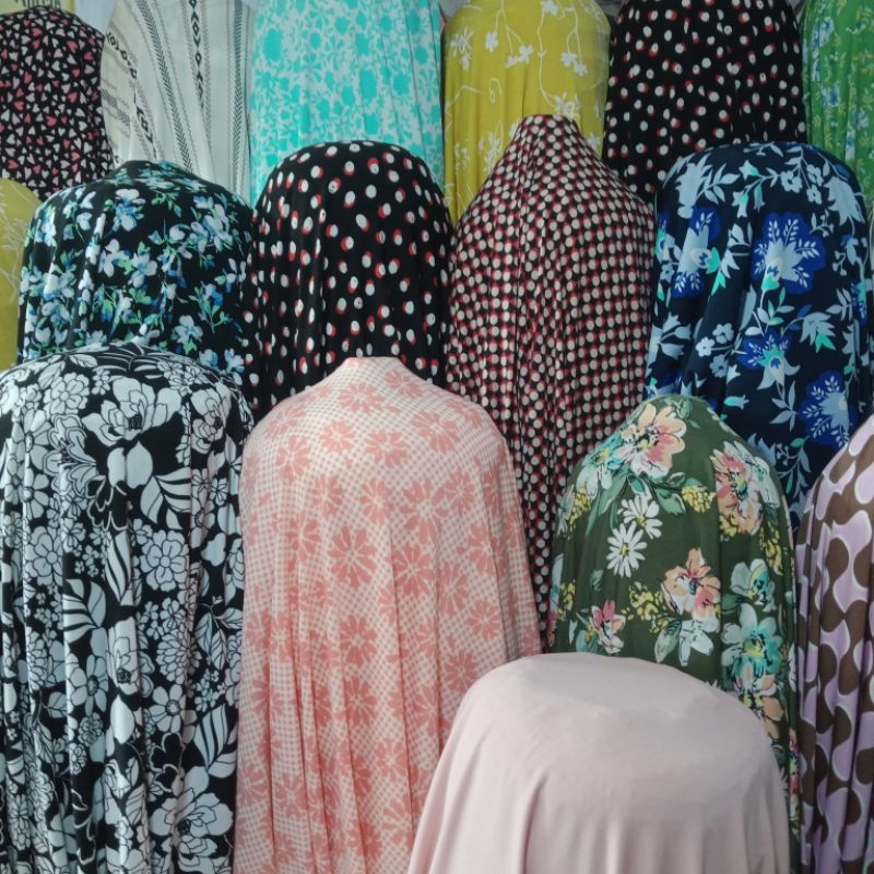 kain spandek motif - kain spandek Jersey motif - kain spandek Korea