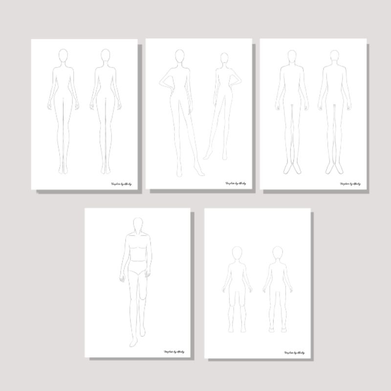 

Refil Binder A5 Fashion figure & Sewing Project Planner