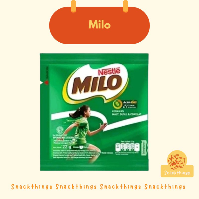 

Snackthings - MILO ACTIV-GO 22g 1 RENCENG (ISI 10)