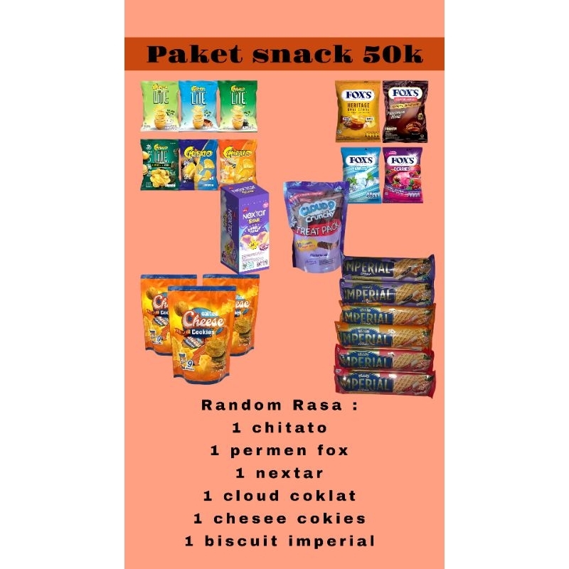 

Paket snack 50k