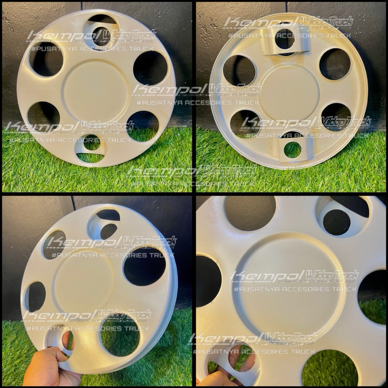 ring donat lubang 6 cat powder coating warna putih susu