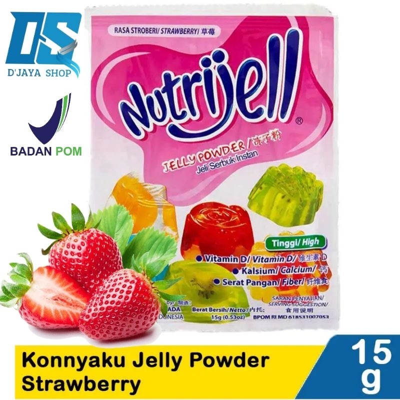 

Nutrijel Jelly Powder Strawberry 15g