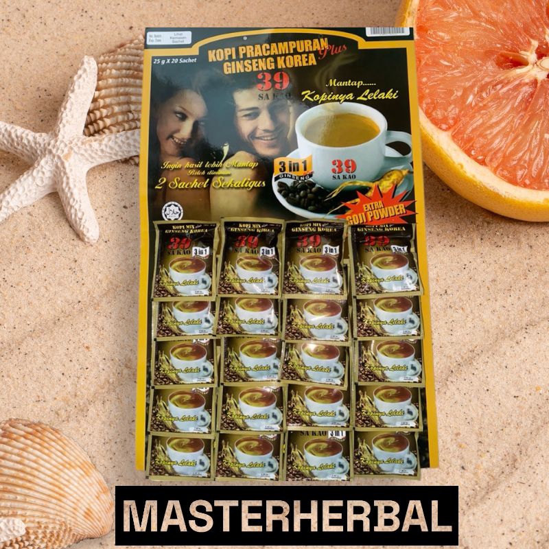 

Kopi 39 sakao/kopi perpaduan dengan gingseng korea