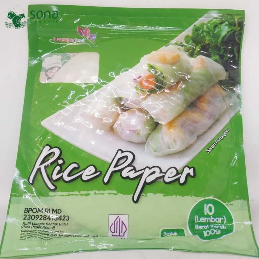 

Kulit Lumpia Vietnam / Rice Paper Bulat 100g - Java Super food