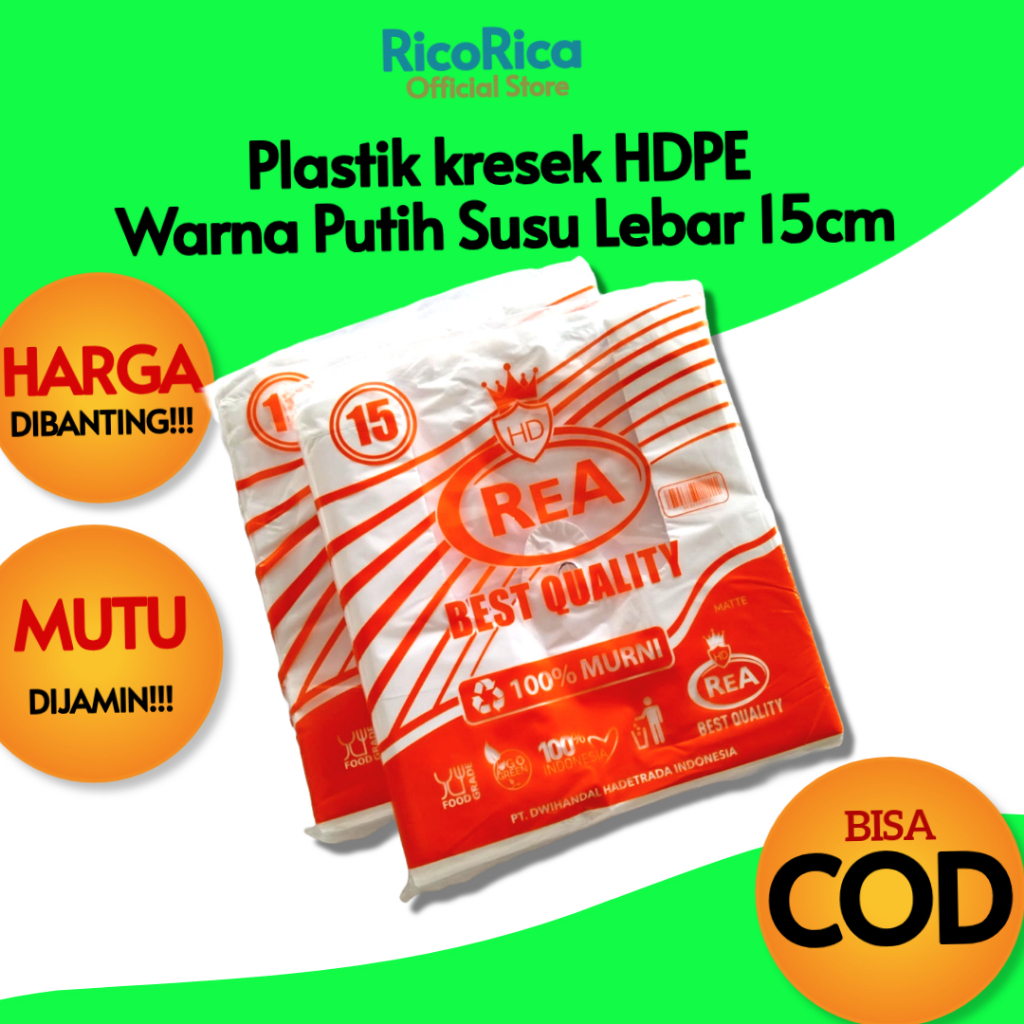 Tas Kantong Wadah Bungkus Plastik Plastic Pelastik Platik Kantong Kresek Keresek Hdpe Kemasan Pembun