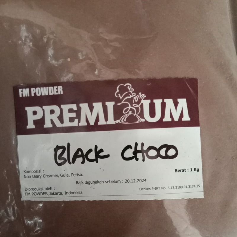 

[ COD ] Bubuk Black Choco 1 Kg - Bubuk minuman Black Choco 1 Kg - Black Choco Powder 1Kg - Black Choco Bubuk 1Kg - Serbuk Black Choco Bubuk Nyoklat Serbuk Capucino instan Cappucino shaset