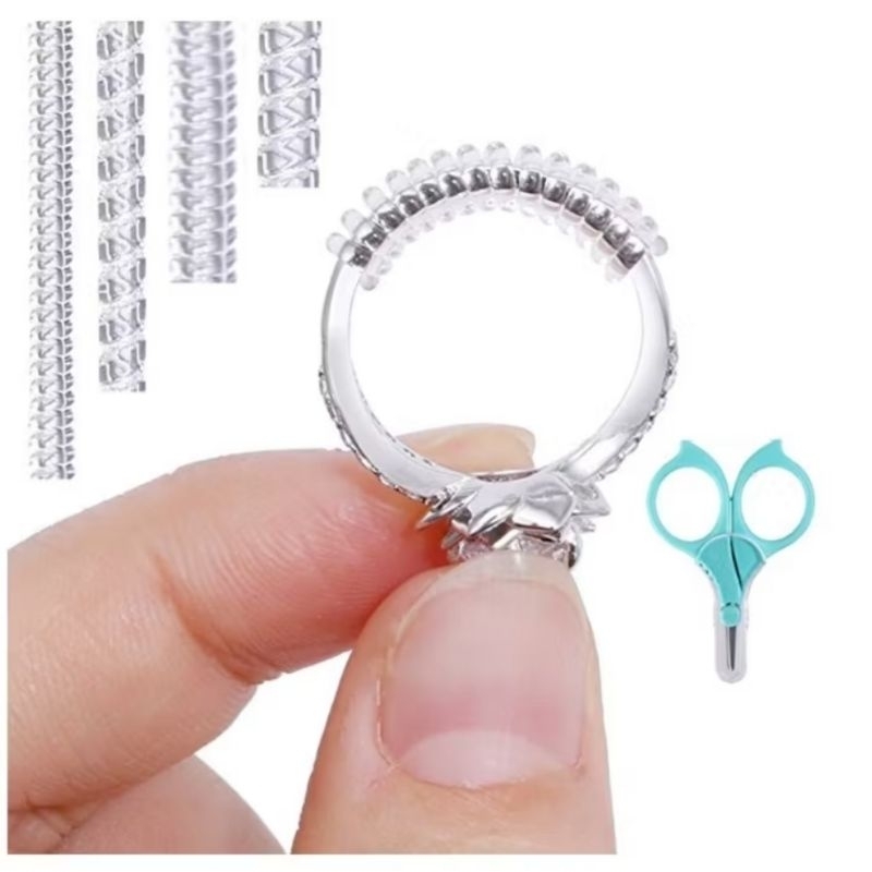Alat pengganjal cincin kebesaran panjang 10 cm ganjalan pengecil ukuran cincin