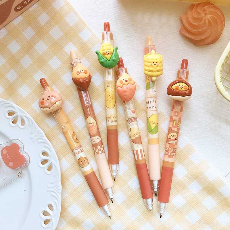 

Gelpen Sweet Time Warm Potato Corn Mochi Chestnut Alat Tulis Stationary Ballpoint Bolpoin Pulpen