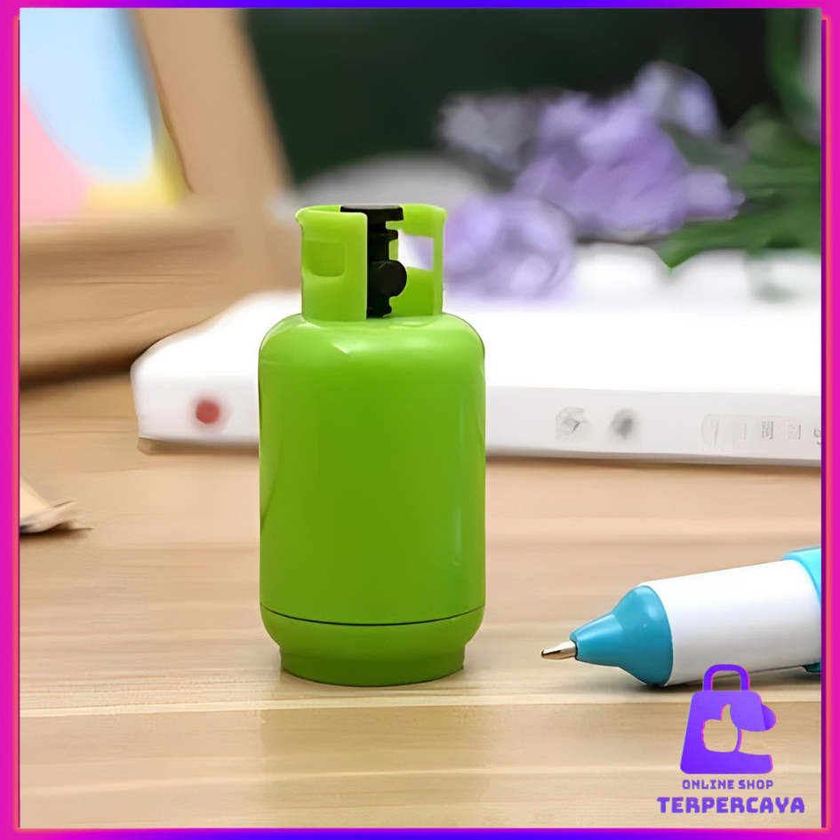 

OST Pulpen Capsul Motif Tabung Gas Alat Tulis Sekolah Kantor Gas Cylinder Bolpoint Perlengkapan Menulis Anak Pen Motif Unik Untuk Souvenir Pernikahan Cendera Mata Murah Pena Lucu Bentuk Tabung Gas Bullet Tip 0.5mm