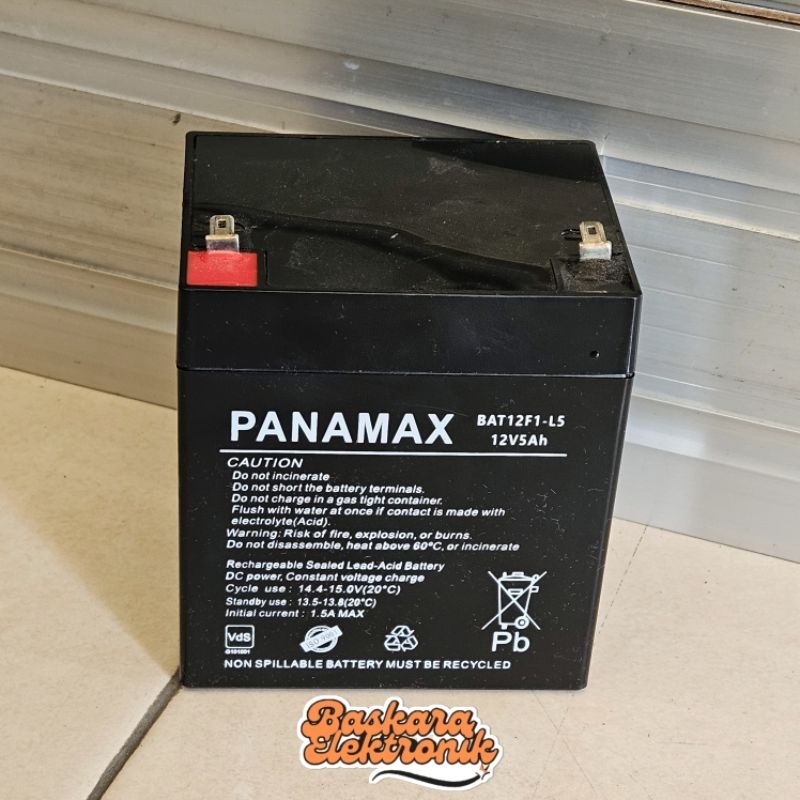 AKI KERING UPS PANAMAX 12V 5A,12V 7.2A,12V 9A,6V 4.5A
