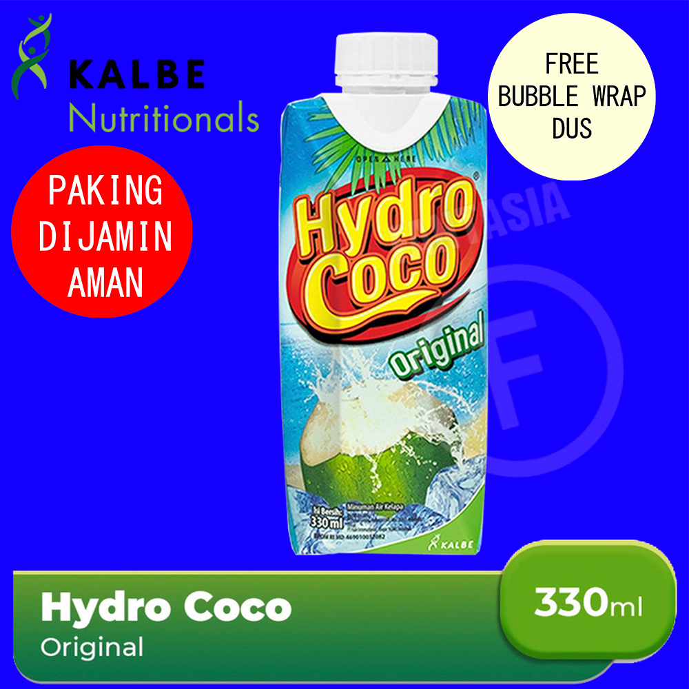 

Hydro Coco 330ml Fantasia per pcs per Tetrapack PAKING DIJAMIN AMAN