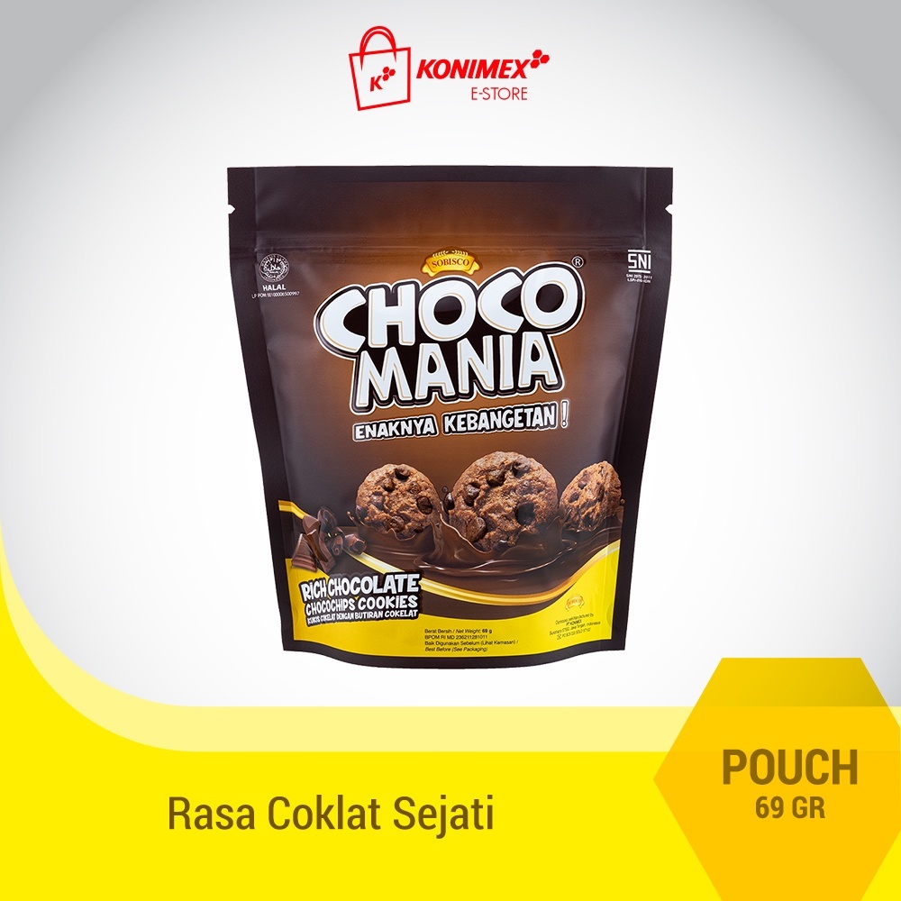 

SOBISCO CHOCO MANIA RICH CHOCOLATE POUCH 69gr