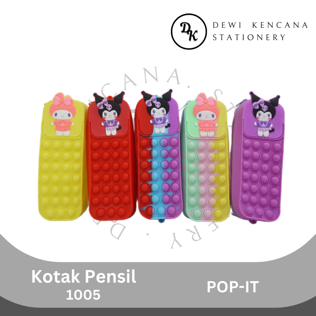 

Tempat Pensil Zipper POP-IT 1005 / Kotak Pensil Kuromi Melody