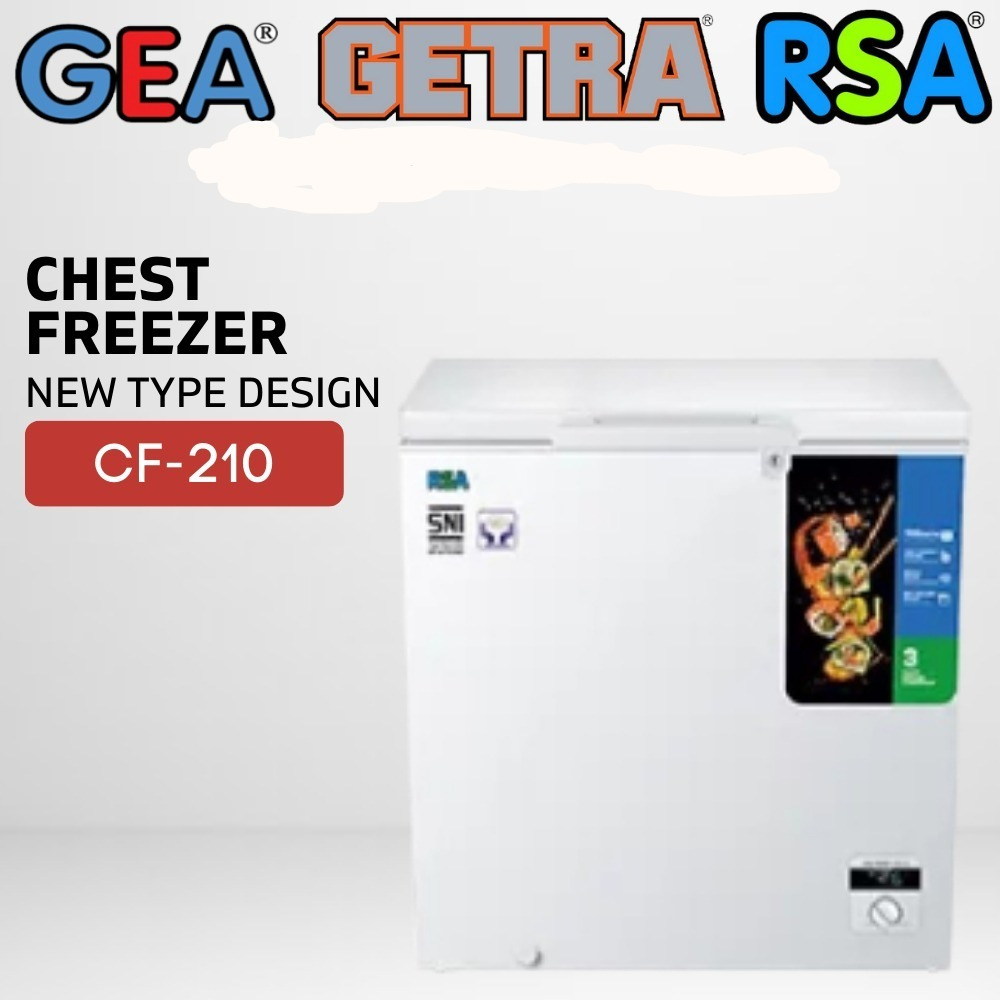RSA FREEZER BOX CHEST FREEZER CF 210 KAPASITAS 199 LITER