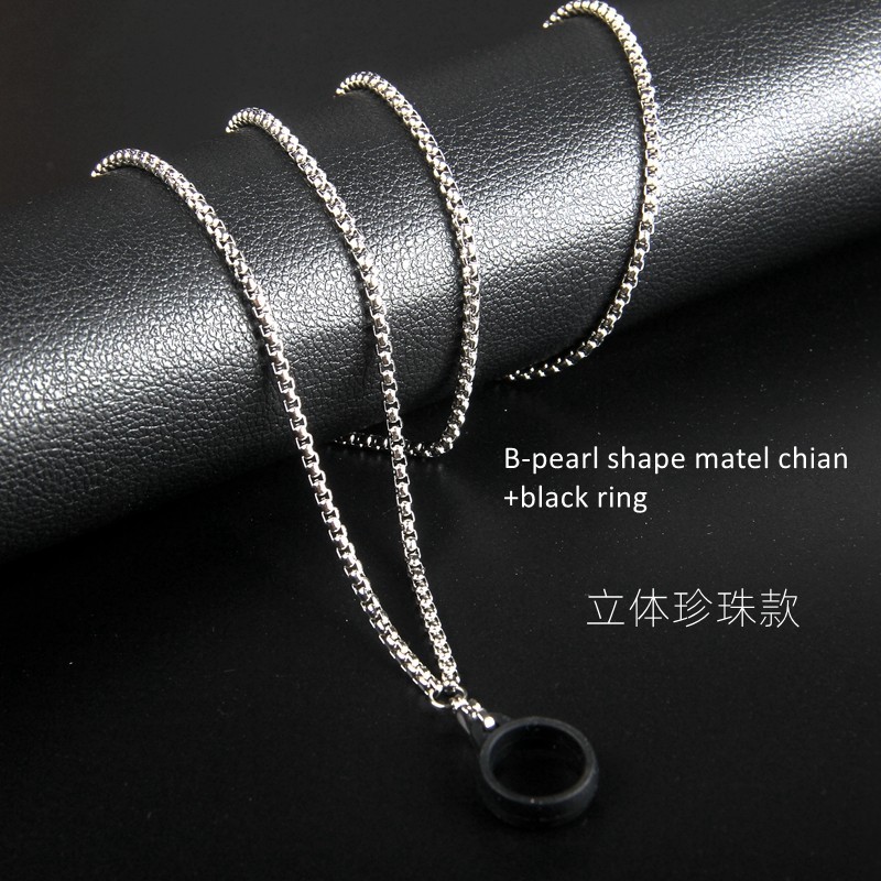 

Lanyard Rantai stainless steel Tahan Karat I Lanyard Metal 38cm