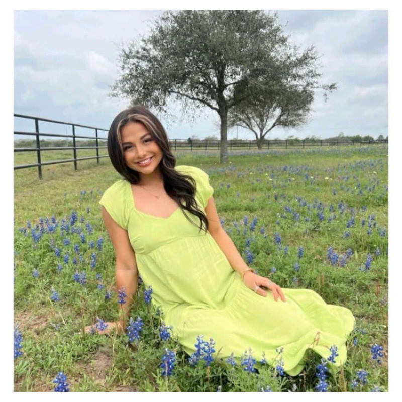 Dres hamil / Dres panjang wanita / INGRID ISABEL maternity flutter maxi dress