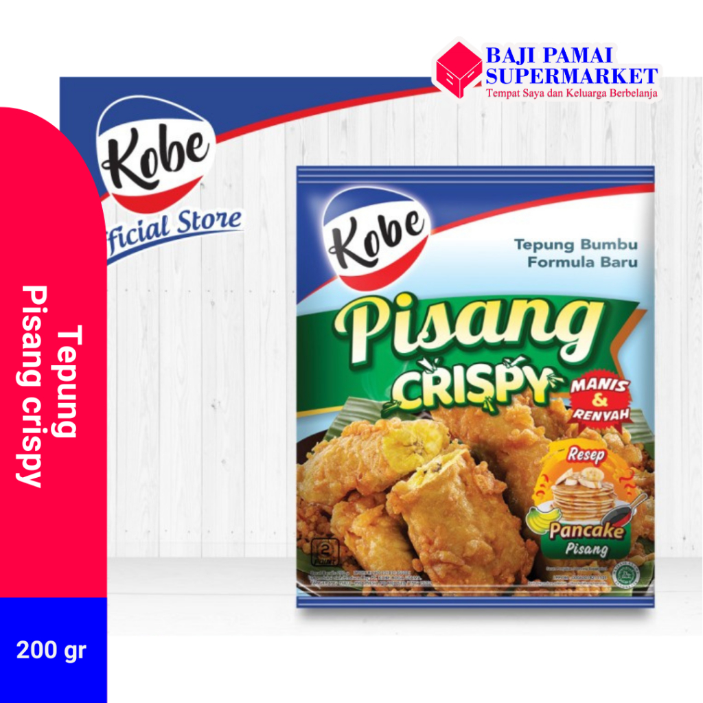 

Kobe Tepung Bumbu Pisang Goreng Crispy 200gr