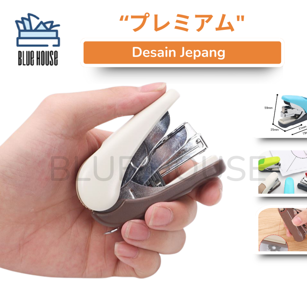 

Stapler Staples Mini Jepretan Kertas ATK Desain Portabel Kualitas Premium