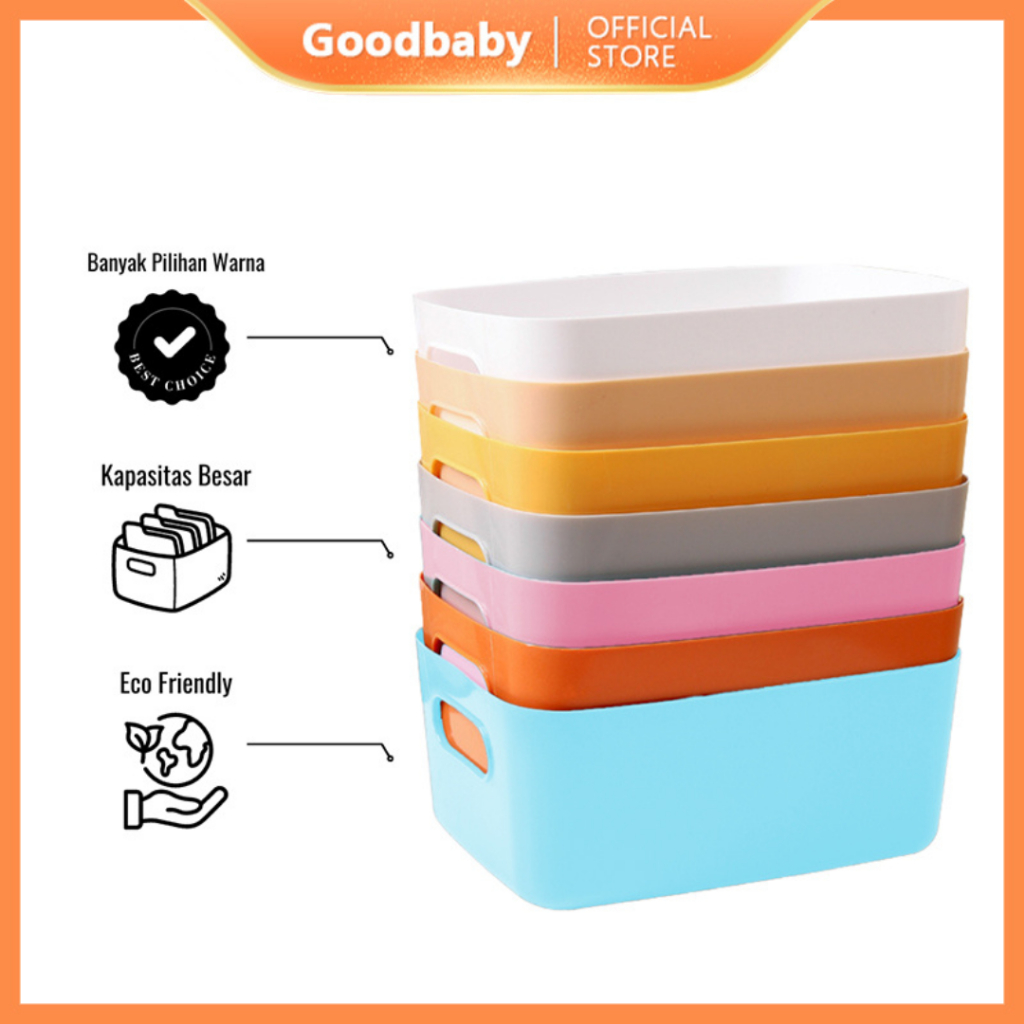 Goodbaby Kotak Penyimpanan Serbaguna Storage Box Kotak Penyimpanan Multifungsi Keranjang Plastik Ser