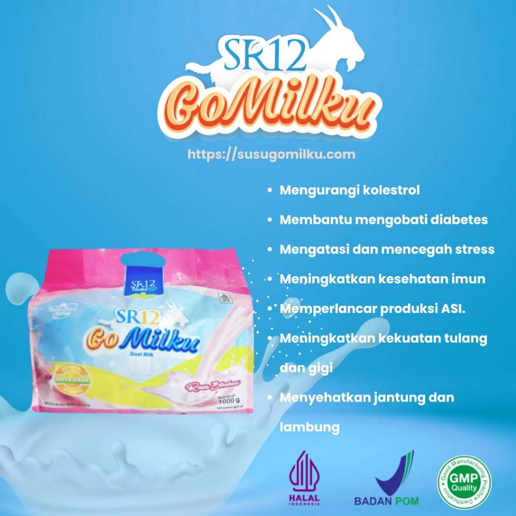 

Best Seller Susu Kambing Etawa Gomilku SR12 Sachet - Strawberry