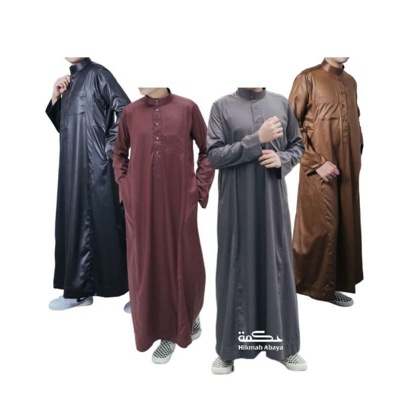 hikmahabaya - "Al- Haramain" Jubah/gamis pria Premium dan polos