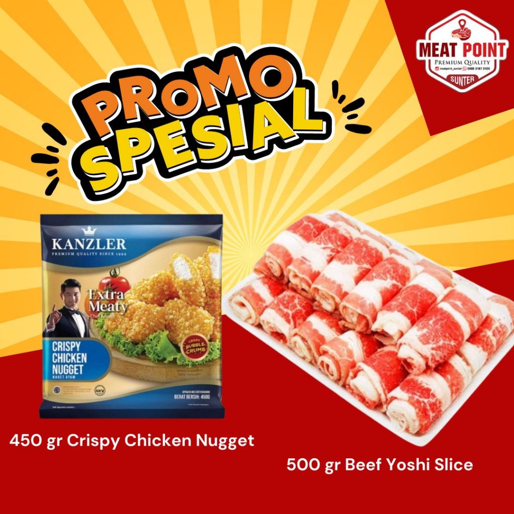 

Paket Spesial Yoshi 500 gr + Kanzler Nugget 450 gr
