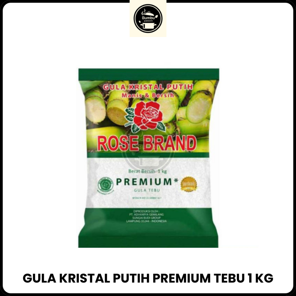 

Rose Brand Gula Kristal Putih Tebu Premium 1kg Gratis Ongkir