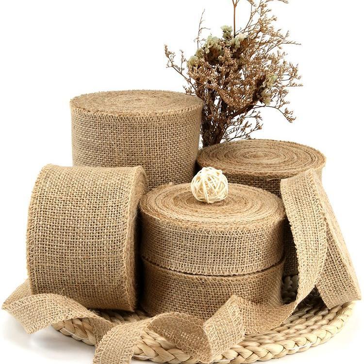 10m Pita Goni Anyam Pita Goni Roll Jute Ribbon Burlap Decoration Hessian Burlap Pita Tali Goni