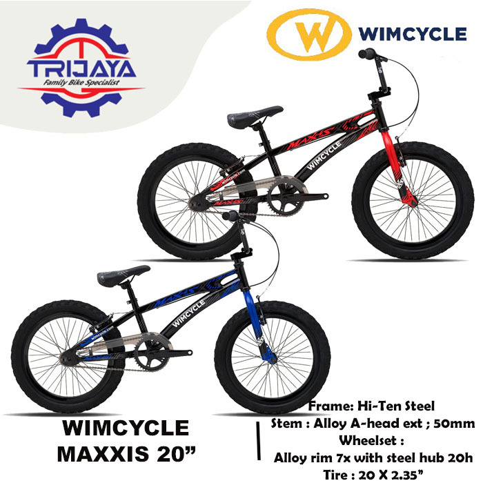 Wimcycle BMX Maxxis Sepeda BMX Anak [20 Inch]