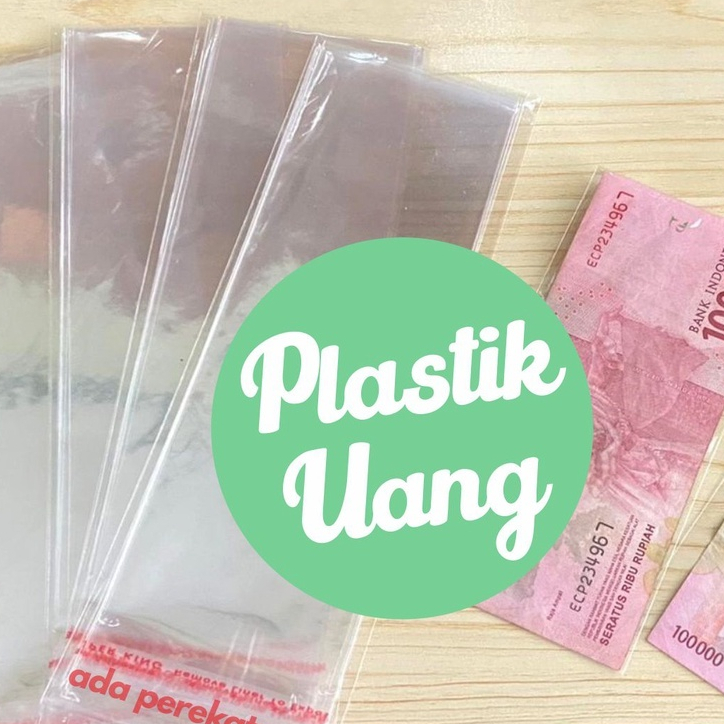

[TERMURAH] 100pcs PLASTIK MONEY BOUQUET DENGAN SEAL PEREKAT PLASTIK OPP 7x15cm PLASTIK BUKET UANG PLASTIC