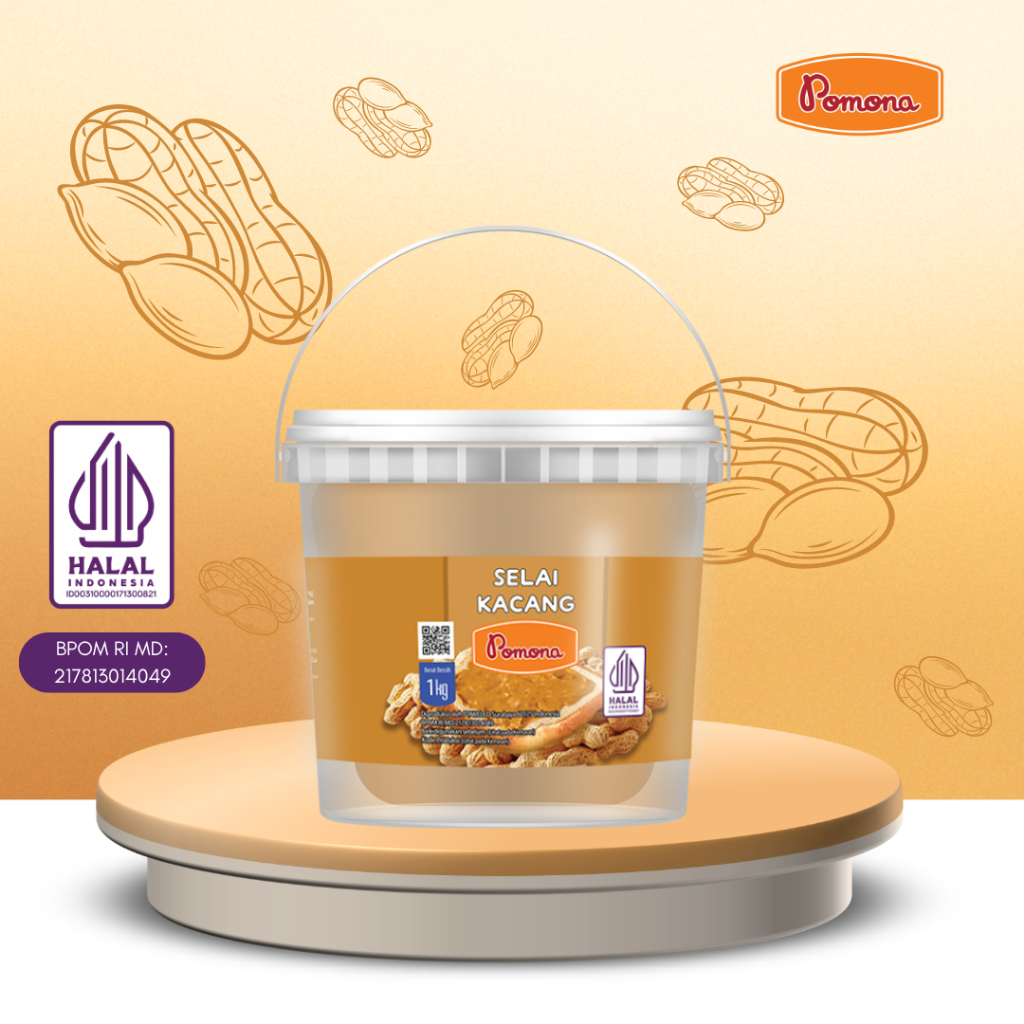 

Selai Kacang pomona 1 kg/ Filling/isian
