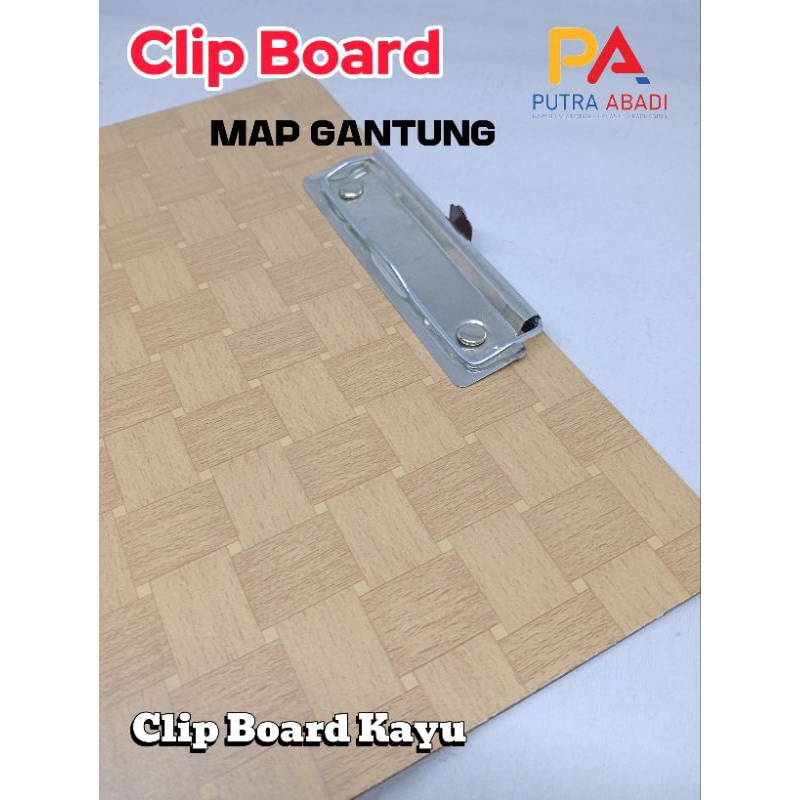 

Clip Board Kayu