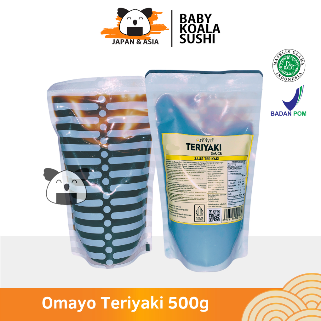 

OMAYO Teriyaki Sauce 500 g Halal | Saus Teriyakai Ala Jepang