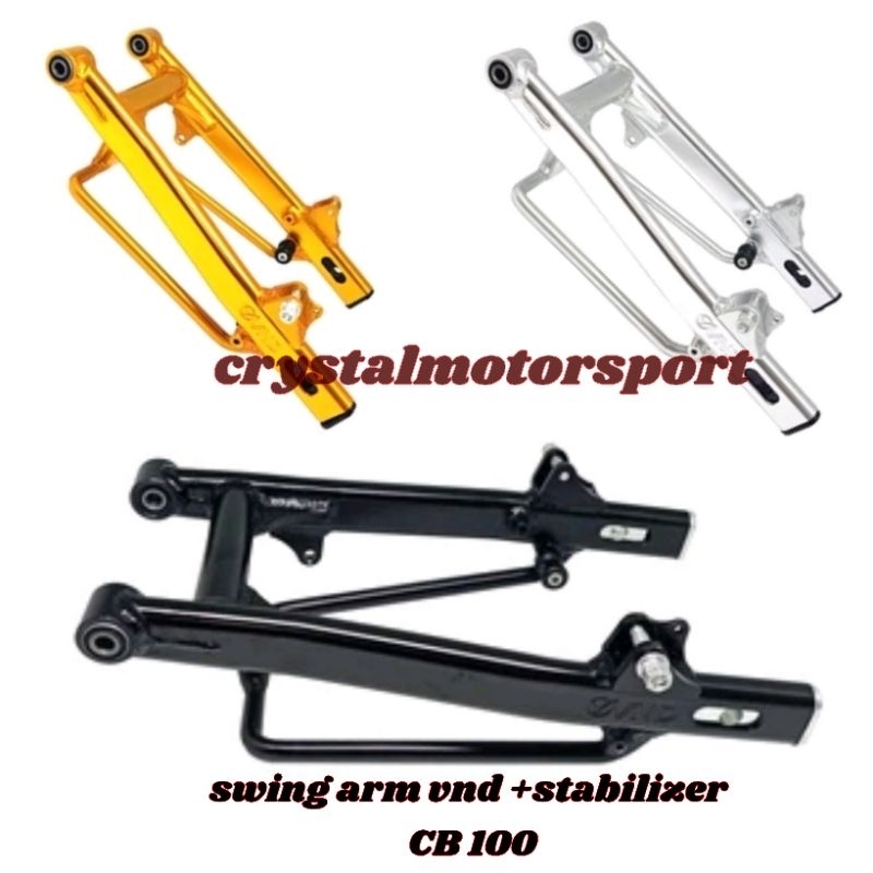swing arm + stabilizer CB 100 lengan ayun cb100 vnd swing arm cb100 original vnd