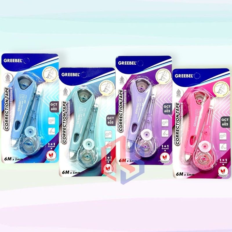 

Correction Tape / Tip X Kertas Greebel GCT 603