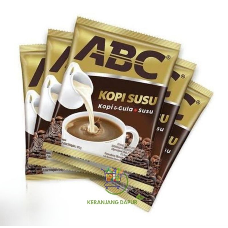 

Kopi ABC Susu harga per renceng (isi 10 sachet)