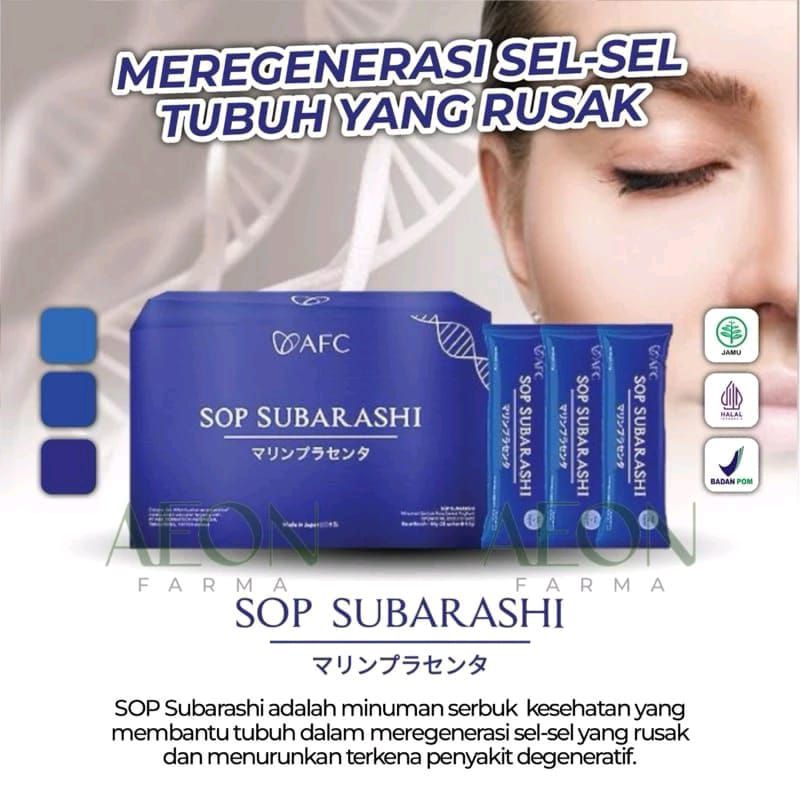 SOP SUBARASHI ORIGINAL OFFICIAL STORE 1 BOX ISI 28 SACHET || SOP SUBARASHI SUBARASHI UTSUKUSHHII