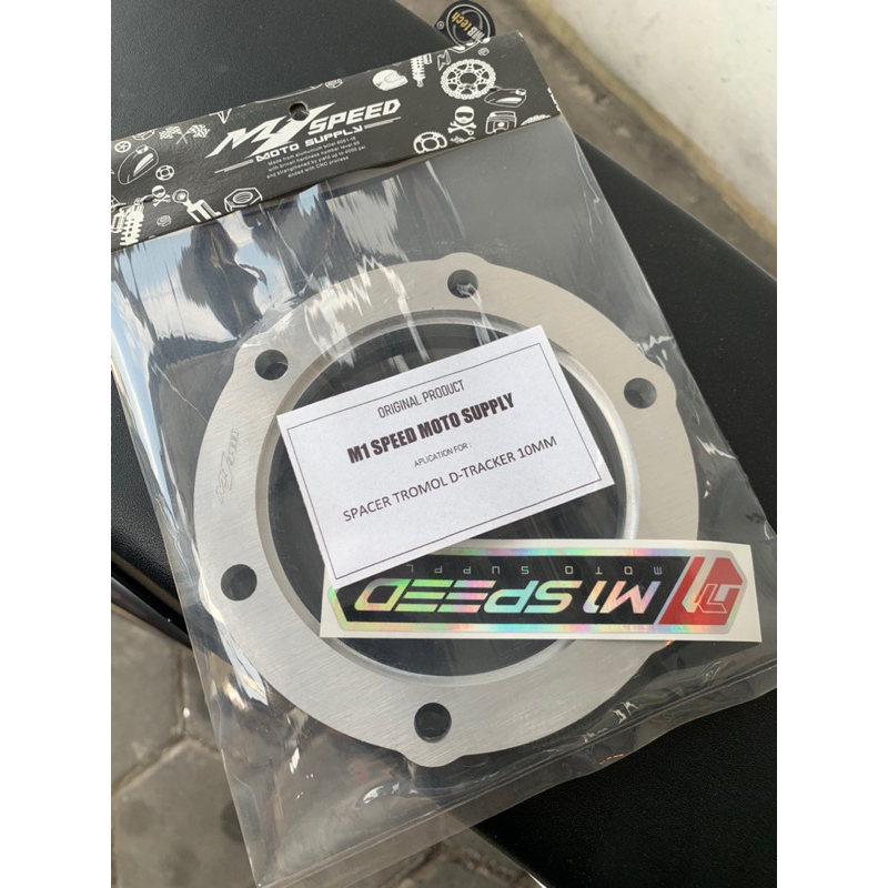 adaptor / plendes / spacer tromol dtracker / klx 10mm M1speed untuk aplikasi kaliper monoblock bahan