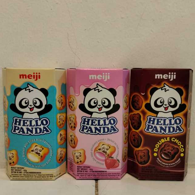 

Meiji Hello Panda Biskuit Chocolate Snack Ringan 42 Gr / All Variant