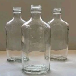 Botol Kaca Gepeng 500ml,350ml,250ml