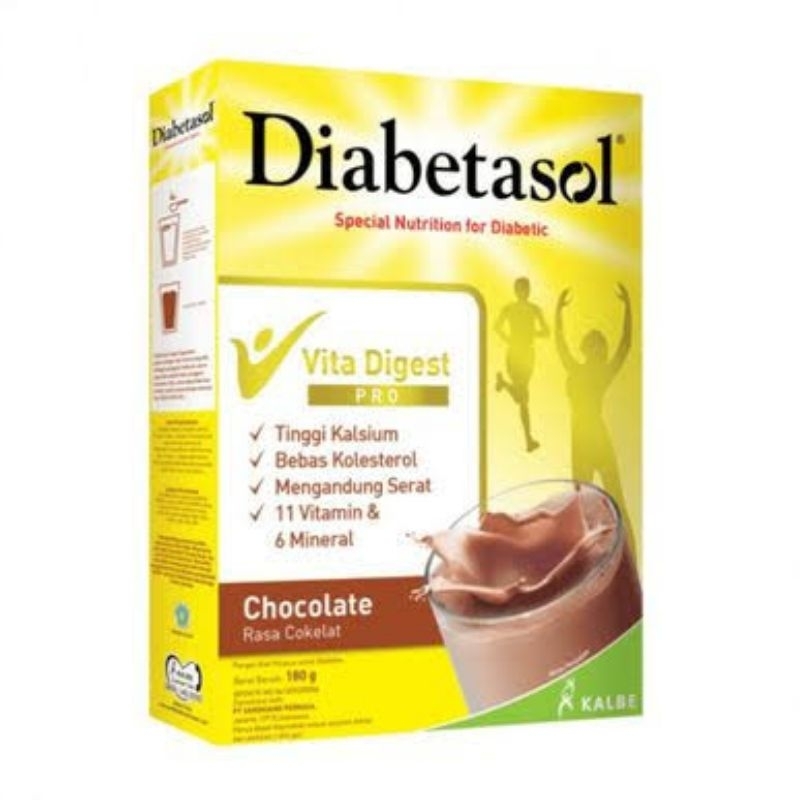 

DIABETESOL SUSU FORMULA DIABETES RASA COKLAT & VANILA 570g